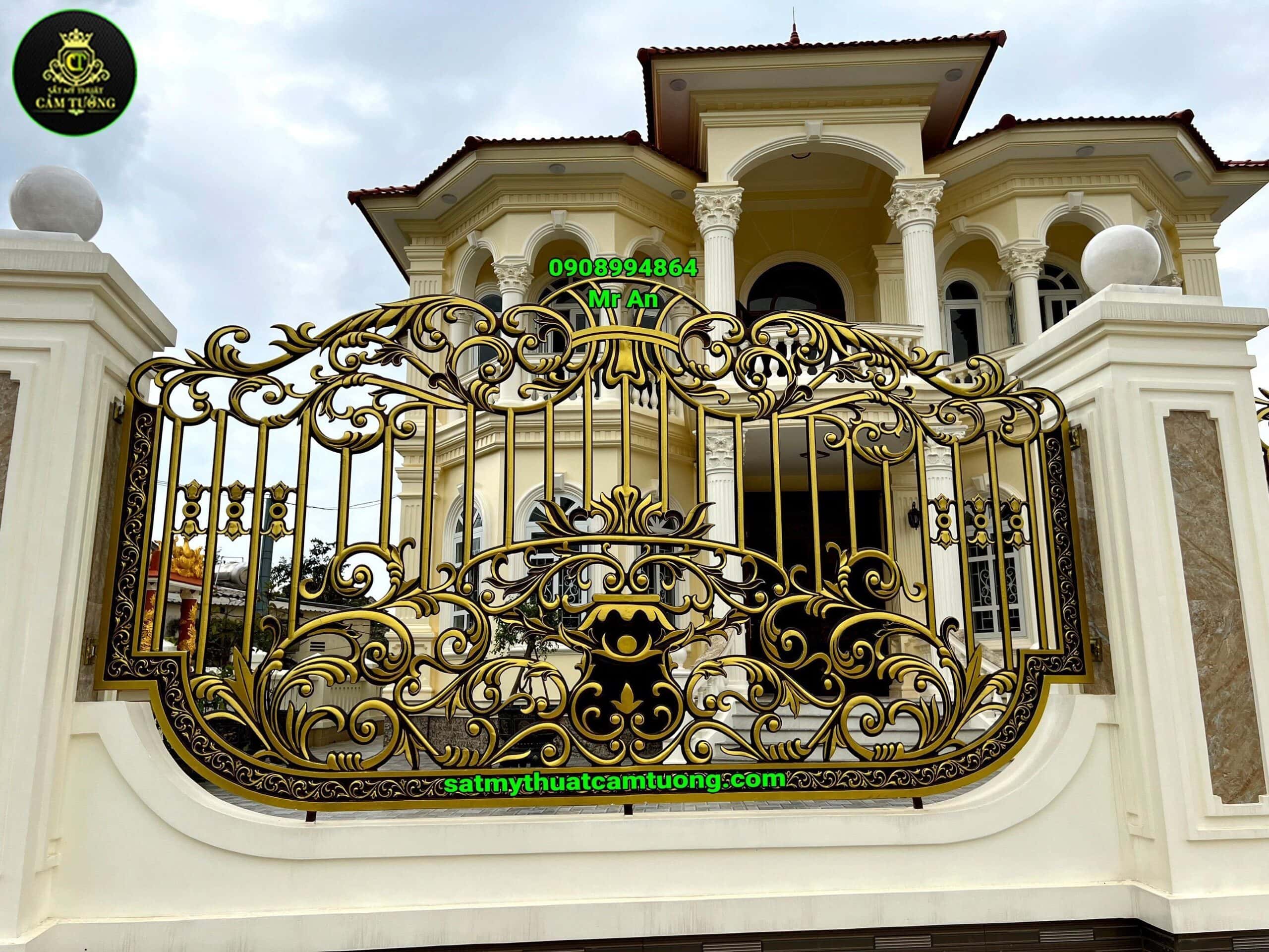 Hàng rào nhôm đúc 001