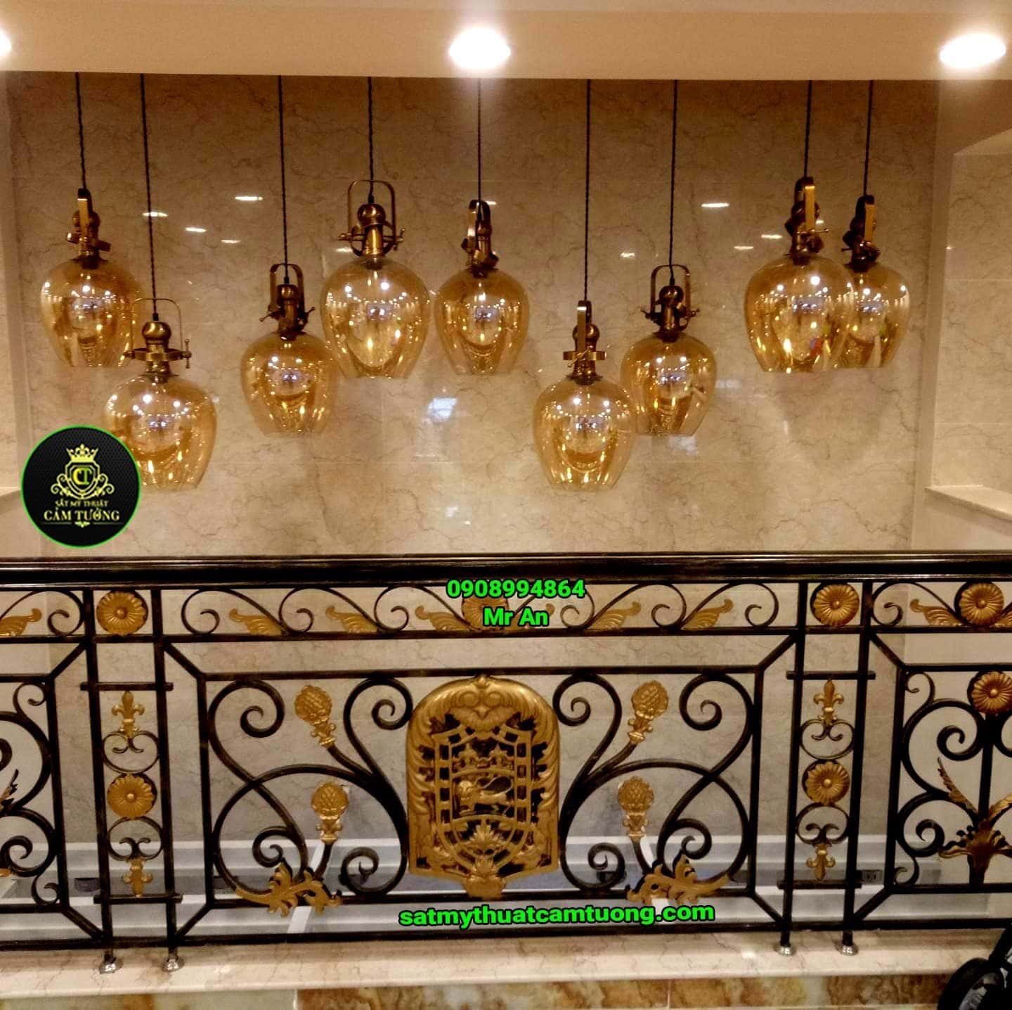 Lan can sắt mỹ thuật 009