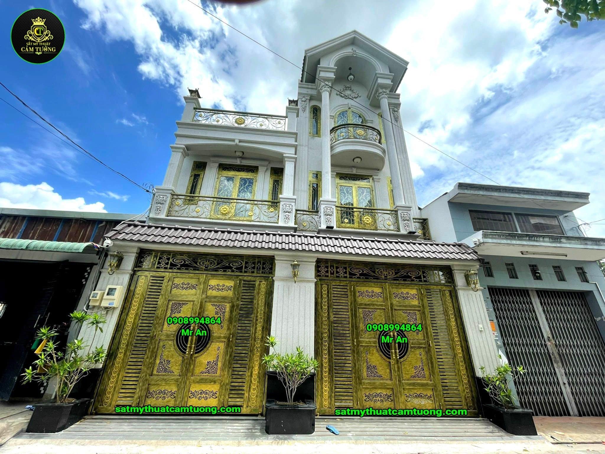 Lan can sắt mỹ thuật 008