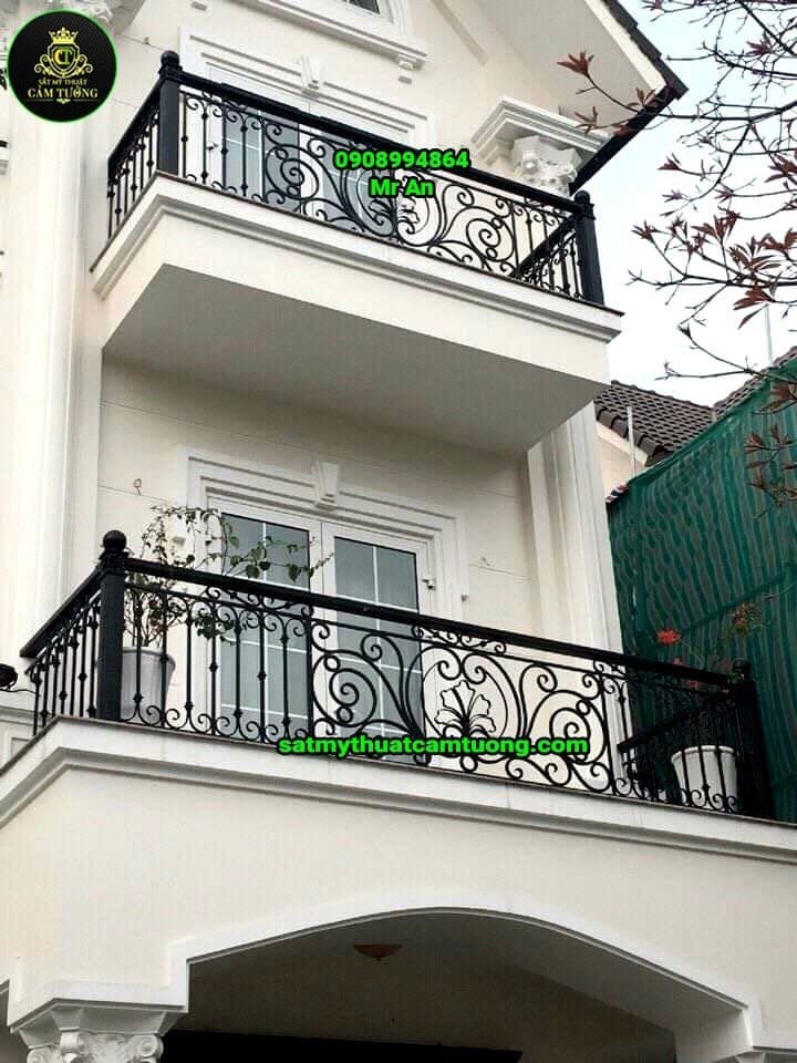 Lan can sắt mỹ thuật 003