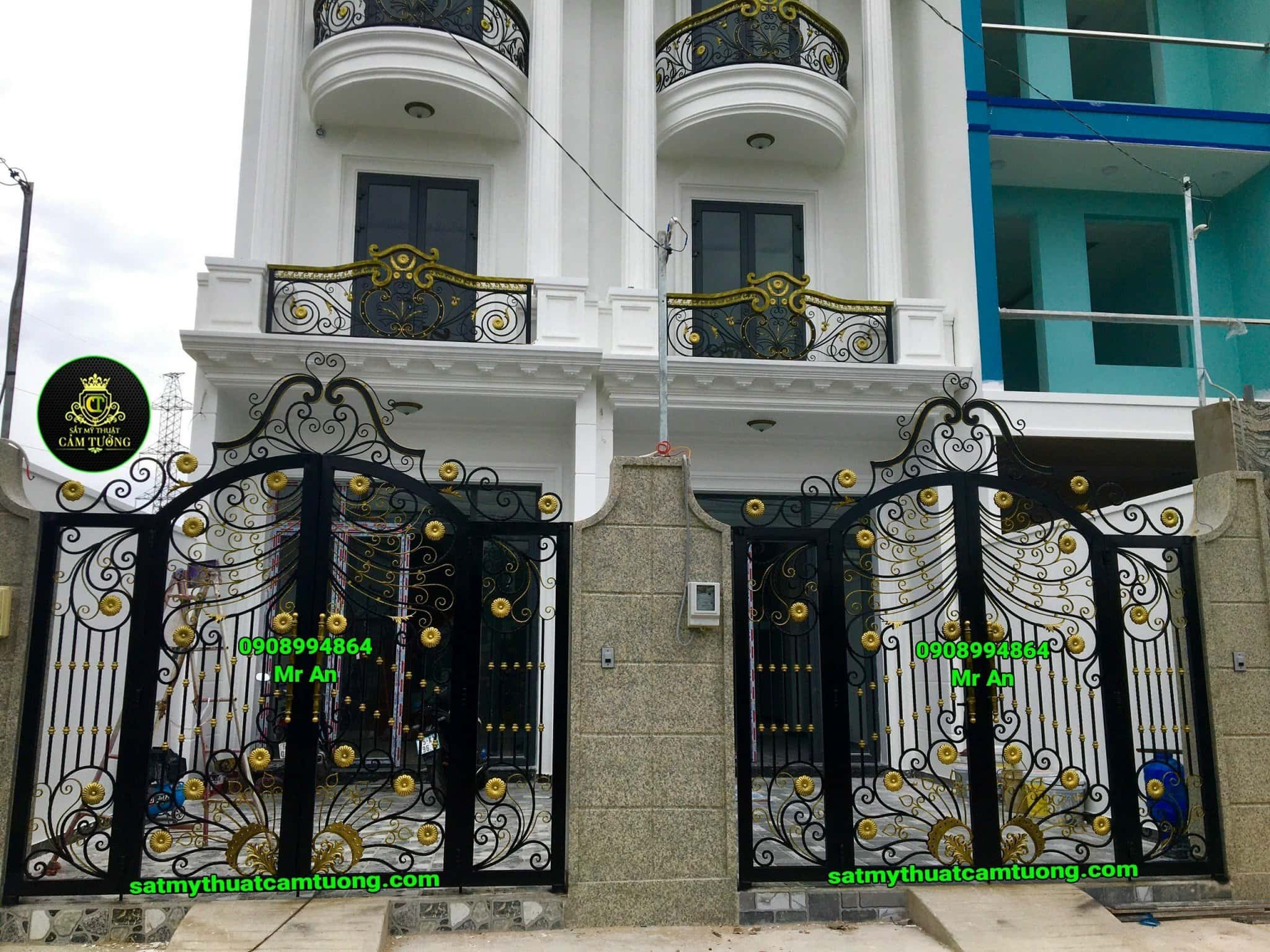 Lan can sắt mỹ thuật 001